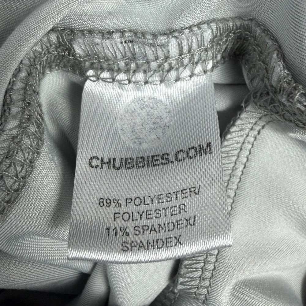CHUBBIES Movementum Pants Mens M Heathered Gray‎ Joggers Drawstring